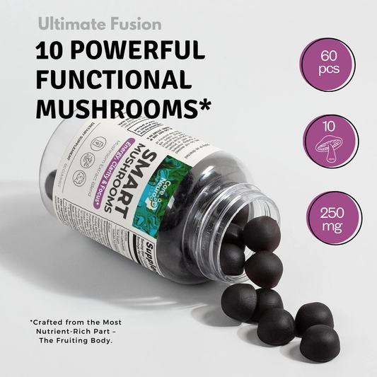 Boost Your Brain with SMART MUSHROOM Gummies