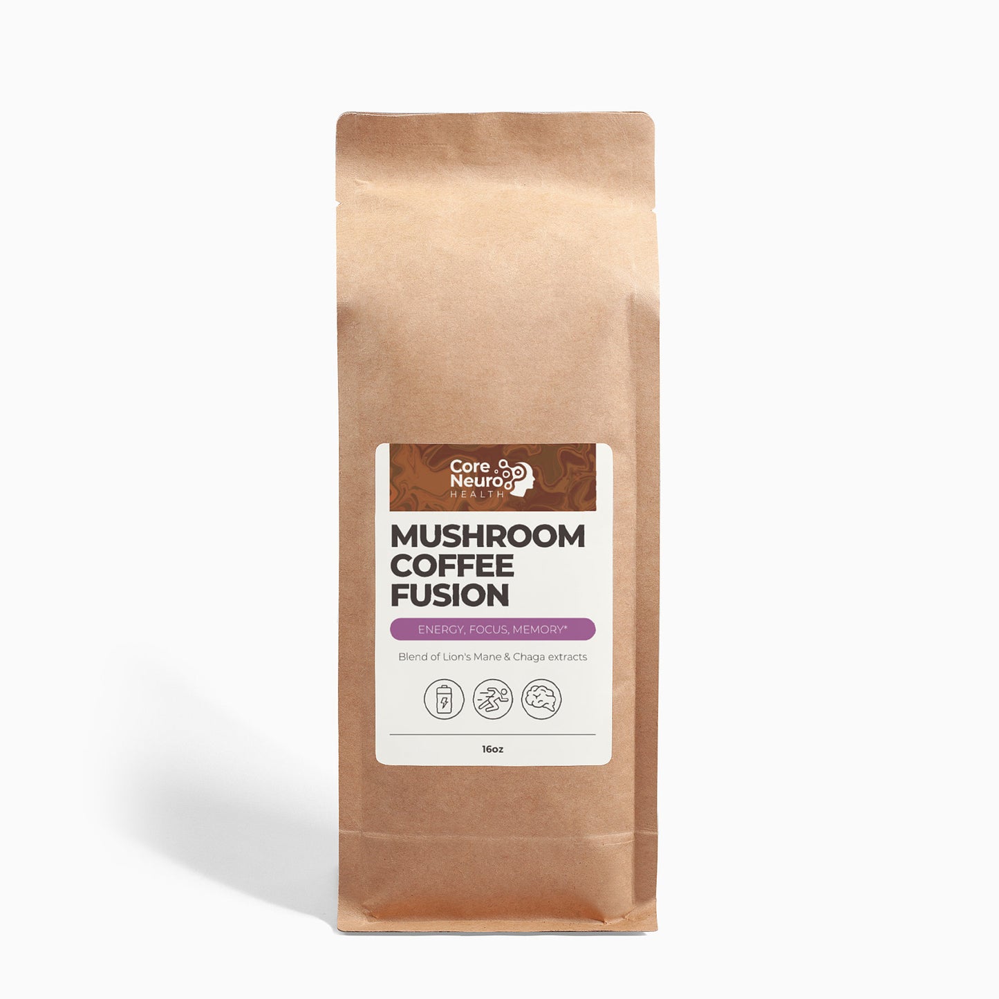 Mushroom Coffee Fusion - Lion’s Mane & Chaga 16oz